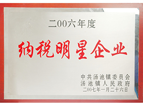 2006年度纳税明星企业