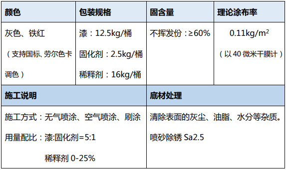 双组分环氧防腐底漆