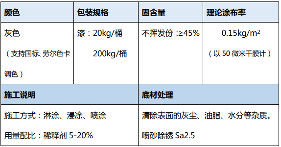 水性单组分底漆